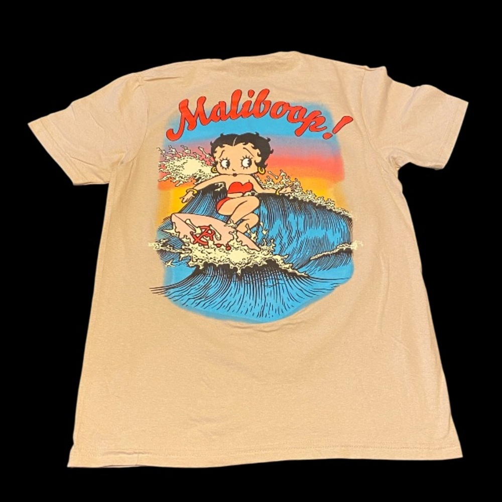 🆕 Betty Boop t shirt Malibu Surf